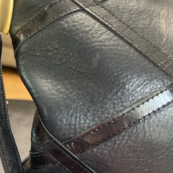 Sharif Vintage Navy Blue Crossbody Bag with a Tassel - Picture 12 of 12